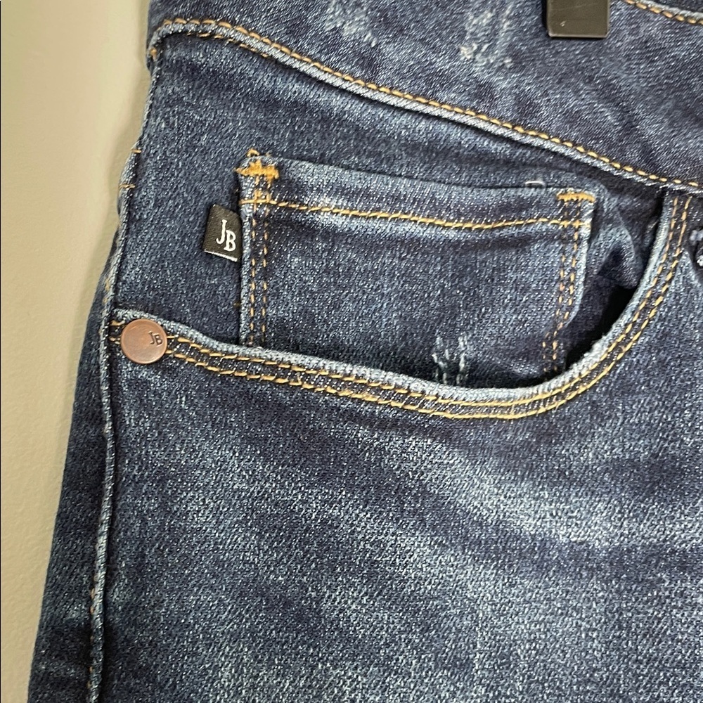 Judy Blue Dark Wash Distressed Skinny Jeans Size 18W - Picture 5 of 13